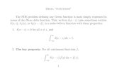 Delta“functions”calclab.math.tamu.edu/~fulling/m412/f15/deltagr.pdfDelta“functions” The PDE problem deﬁning any Green function is most simply expressed in terms of the Dirac