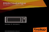 Mikrodalga - Bekodownload.beko.com/Download.UsageManualsBeko/md-2610...• Mikrodalga fırınlarda kullanıma uygun olduklarından emin olmak için kaplar kontrol edilmelidir. •