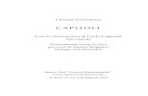 CAPITOLI - nuovorinascimento.org · 3 canonico Camillo. Alla morte del padre (14 gen-naio 1541), cade, insieme al fratello Africano, sotto la tutela di Caporale di Pier Lorenzo Capo-