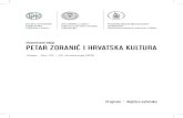 Znanstveni skup PETAR ZORANIĆ I HRVATSKA KULTURA Knjiga sazetaka za tisak_1... · 2018. 11. 19. · Znanstveni skup Petar Zorani i rvatska ktra 3 Znanstveni skup PETAR ZORANIĆ I