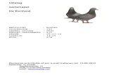 Uitslag samenspel De Eenheid · 2012. 7. 29. · Uitslag J30 Boxtel Samenspel de Eenheid 28-07-2012 Jonge duiven Lossing: 14:05:00 Wind: Z*W Aantal duiven: 8560 Aantal deelnemers:
