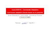 Cours EDSYS - Commande Adaptative Commande adaptative …homepages.laas.fr/peaucell/cours/edsys/SlidesCoursAdapat... · 2011. 6. 14. · n Commande adaptative directe w c u y q,d