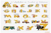 L’alphabet de Tirobot et Robotineboutdegomme.fr/wp-content/uploads/2019/08/...L’alphabet de Tirobot et Robotine. Title: Microsoft Word - Affichage_alphabet_BDG_2019_light_jaune.docx
