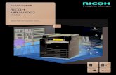 RICOH MP W4002 シリーズ...Copier Printer Facsimile Digital B&W Multi Function Printer デジタルモノクロ複合機 Scanner RICOH MP W4002 SERIES Paper Size Copier/Printer