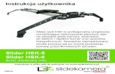 Slider HSK-5 Slider HSK-6 · 1. Elementy slidera HSK-5 oraz HSK-6 Gdy otrzymamy przesyłkę należy sprawdzić czy wszystkie elementy dostarczone. Wyposażenie zestawu: Rkomplet wkładów