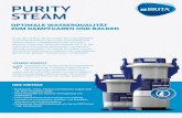 Brita Purity Steam - Professional Wasserfilter Purity Steam... · 2017. 6. 23. · Die Lebensmittelechtheit von BRITA Professional Wasserfilter-Produkten wird von unabhängigen Instituten