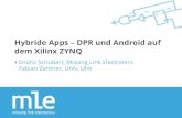 Hybride Apps DPR und Android auf dem Xilinx ZYNQ · 2015. 9. 20. · Hybride Apps = Android App + DPR Slot 09 Juli 2013 14 ZIP Hardware Service Hardware Driver Device description