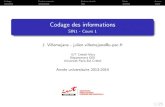 Codage des informations - Université Paris-Saclayhebergement.u-psud.fr/.../GEII_ElecNum_Codage_Diapo.pdf3 Codage des entiers relatifs Probl ematique Compl ement a 1 et compl ement