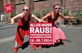 ALLES MUSS RAUS! - Lebenshilfe gGmbH Kunst & Kulturlebenshilfe-kunst-und-kultur.de/files/festivaldokus/Doku... · 2015. 3. 27. · Alles tanzt, alle machen mit! Zwei Programmschwerpunkte