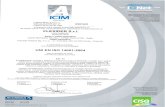 ICIM CERTIFICATO n. 0591A/O CERTIFICATE Sl … · 2017. 1. 18. · automotive, industtial and aeronautic applications and Manufacturing of exhaust system components, EGR exhaust gas