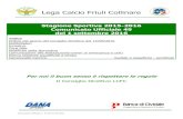 Lega Calcio Friuli Collinare - LCFC · Comunicato Ufficiale nr. 49 del 01.09.2016 Lega Calcio Friuli Collinare Stagione Sportiva 2015-2016 Comunicato Ufficiale 49 del 1 settembre