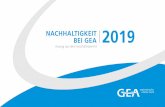 NACHHALTIGKEIT BEI GEA 2019...Nachhaltigkeit bei GEA Abgeleitet aus der QHSE-Policy wurden im und für das Geschäftsjahr 2019 wieder konkrete Ziele definiert und die Zielerreichung