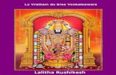 Français - Vratham du Sree Venkateswara · 2019. 1. 27. · Dans Kaliyuga(c [est le quatrième et dernière ère dans la spirituel revolution d'humains) Sree Venkateswara Vratham