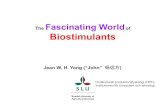 The Fascinating World Biostimulants · 2020. 5. 19. · Biostimulants Eight categories (Calvoet al. 2014) –Microbial inoculants –Humic acids (including Fulvic acids) –Protein