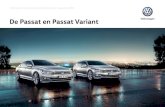 De Passat en Passat Variant - De Volkswagen, Audi, SEAT ...€¦ · Volkswagen houdt de Consumentenadviesprijs van de bestelde auto bij levering in 2018 gelijk. Je leest hierover