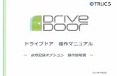 ドライブドア点呼記録オプション 機能・操作説明書 pptxtrucs.jp/download_files/manual/drivedoor_manual_tenko.pdf目次 1. はじめに ① 機能の基本構成