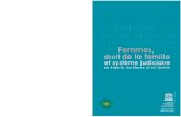 Femmes, droit de la famille et système judiciaire en Algérie, au Maroc … · 2010. 12. 23. · Femmes, droit de la famille et système judiciaire en Algérie, au Maroc et en Tunisie
