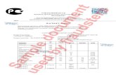BULK) LLC RN PURNEFTEGAS Sample...Product Name Brand: AVIATION KEROSENE GOST (10227-86) Certificate of Compliance РОСС.RU.HX16B05629 «Geometrical Center» Passport issued date: