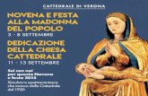 3 - 8 SETTEMBRE DEDICAZIONE DELLA CHIESA CATTEDRALE · 2015. 9. 7. · 3 Sono 95 anni che ti aspettiamo Madonna del Popolo Veronese, grazie alle suore del Don Mazza, sei con noi per