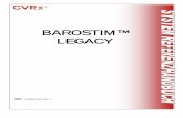 BAROSTIM™ LEGACY · 2020. 8. 3. · LEGACY 900084-GER Rev. K . INHALT BAROSTIM LEGACY-REFERENZHANDBUCH i 1 BESCHREIBUNG DES SYSTEMS ..... 1-1 Implantierbarer Impulsgenerator (IPG
