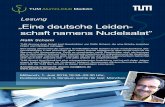 „Eine deutsche Leiden- schaft namens Nudelsalat” · 2018. 5. 3. · Lesung Raﬁ k Schami „Eine deutsche Leiden-schaft namens Nudelsalat” TUM Alumni-Club Medizin TUM Alumna