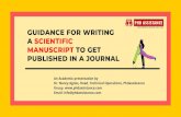 Guidance for Writing a Scientific Manuscript to Get Published in a Journal - Phdassistance