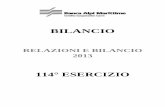 Bozza Bilancio 2013 tipografia · 2017. 3. 30. · 3 SOMMARIO BILANCIO AL 31 DICEMBRE 2013 Relazione degli Amministratori sulla gestione pagina 4 Relazione del Collegio Sindacale