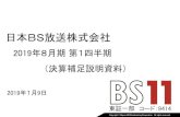 日本BS放送株式会社...2019/01/09  · 日本BS放送株式会社 ... 20