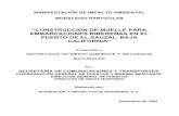 'CONSTRUCCIÓN DE MUELLE PARA EMBARCACIONES …sinat.semarnat.gob.mx/dgiraDocs/documentos/bc/e..."CONSTRUCCIÓN DE MUELLE PARA EMBARCACIONES RIBEREÑAS EN EL PUERTO DE EL SAUZAL, BAJA