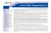 APEX Team International Noutăți legislative...Începând cu 1 februarie 2017, a fost abrogat formularul 088 folosit pentru evaluarea in tenției și a capacității de a desfășura