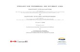 New PROJET DE TERMINAL DE KITIMAT LNG · 2006. 4. 26. · PROJET DE TERMINAL DE KITIMAT LNG RAPPORT D'ÉVALUATION En regard de l'examen de la demande d'obtention d'un certificat d'évaluation