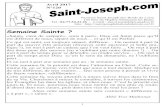 Semaine Sainte - Paroisse Saint Joseph des bords de Loire€¦ · Alors cette semaine sainte sera vraiment « différente », « à part », « sainte ». Abbé Yves Mathonat Paroisse