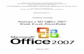 Работа в MS Ofice 2007...2 УДК 681.3.06 Новиковский, Е. А. Учебное пособие «Работа в MS Office 2007: Word, Excel, PowerPoint» [Текст]