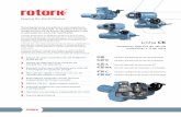 Linha CK - Rotork...Características da linha CK Serviço de campo A Rotork entende a importância de suporte imediato e confiável para atuadores no campo. Cuidamos de instalação,