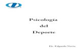 PSICOLOGÍA DEL DEPORTE - MONOGRAFÍAa del Deporte.pdf · La Psicología del Deporte es una ciencia aplicada que estudia los procesos psíquicos y la conducta del deportista en la