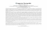 Equa bank a.s.€¦ · Equa bank a.s. Základní prospekt pro dluhopisový program v maximální celkové jmenovité hodnot ě nesplacených dluhopis ů 7.000.000.000 Kč s dobou