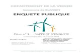 Pièce n° 1 --- RAPPORT D’ENQUETE · Rapport Ferme éolienne de Blanzay – Avril 2019 CE J-C SIRON 1 Pièce n° 1 --- RAPPORT D’ENQUETE Commissaire enquêteur : Jean-Claude
