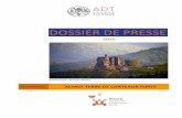 DOSSIER DE PRESSE...DOSSIER DE PRESSE Page 3 1. L’Alsace, une terre de châteaux forts L’offre Au-delà d’une majoité de châteaux en uine visitables en lib e accès (75) et