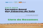EACS 2019 Encontro Anual das Ciências do Solo...SPCS Sociedade Portuguesa da Ciência do Solo EACS 2019 Encontro Anual das Ciências do Solo “O solo – alvo prioritário do combate