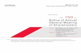 Notice of the 150th Annual General Meeting of Shareholders · Dear Shareholders: May 30, 2019 6-6, Marunouchi 1-chome Chiyoda-ku, Tokyo Hitachi, Ltd. President & CEO and DirectorToshiaki