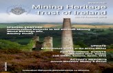 Newsletter Mining Heritage Trust of Ireland · Geological Survey of Northern Ireland together with the Minerals Branch of DETI is responsible for ensuring the public safety of the