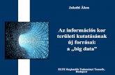 Az információs kor területi kutatásának új forrásaiAz információs kor területi vizsgálatának hagyományos statisztikái • Összetett mutatókészletek (Digital Access
