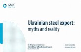 Презентация PowerPoint - ГМК · Ukraine is among the TOP-5 countries with largest excess capacity level, according to OECD. OECD data: Nominal crude steelmaking capacity