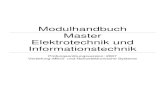 Modulhandbuch Master Elektrotechnik und Informationstechnik...Seite 2 von 24 3. Technisches Hauptfach: Mikro- und Nanoelektronische Systeme (MNE) Module / Fächer Fachsemester Prüfungs-