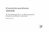Construction Sector Strategy - Home - MerrionStreet...This Strategy sets out steps to take us closer to that goal over the immediate and longer term. It builds on the detailed framework
