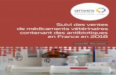 Suivi des ventes de médicaments vétérinaires contenant des ... · Anses Mrapport annuel édicaments vétérinaires contenant des antibiotiques en France en 2018 Suivi des ventes