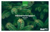 Hållbarhetsrapport - Weda Skog AB€¦ · vinter som nästan på ett ögonblick övergick till en lång och varm sommar. Med detta kom ett flertal utmaningar för skogsbranschen
