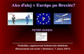 Alternatívy dôchodkovej reformy na SlovenskuAko ďalej v Európe po Brexite? Prednáška, organizovaná Sokratovým inštitútom (Ekonomická univerzita v Bratislave, 7. marec 2017)