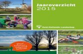 Jaaroverzicht 2015 - Zuid-Hollands Landschap€¦ · Verbinding van mens en natuur is een van de speerpunten van het ... in 2016 samen met het Hoogheemraadschap aan de slag in het