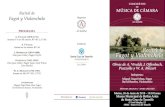 PROGRAMA-FAGOT-Y-VIOLONCHELO€¦ · Recital de Fagot y Violonchelo PROGRAMA A. VIVALDI (1678-1741) Sonata no 5 en Mi menor, RV 40. (C.1730) A. VIVALDI Sonata en La menor, RV 44 J.